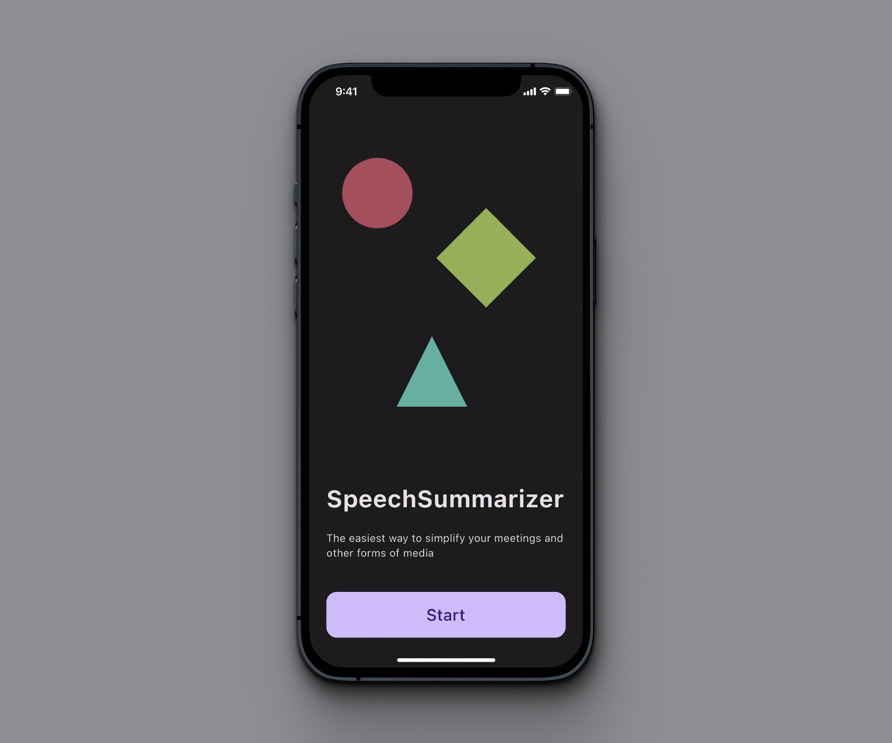 Speech Summarizer App